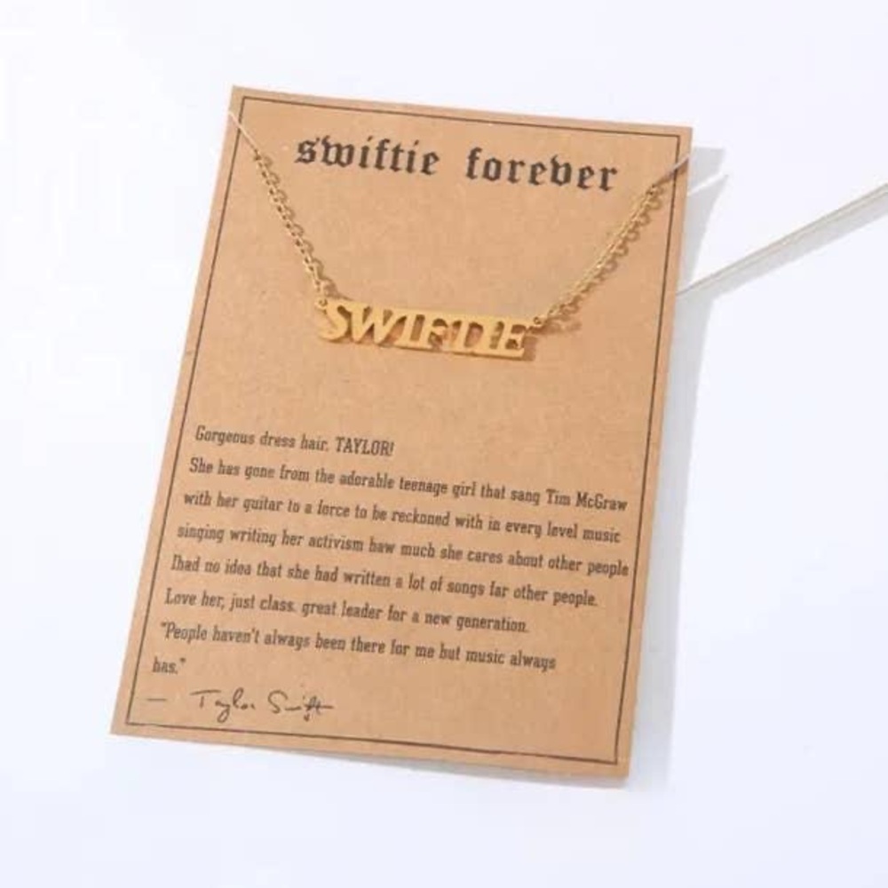 Swiftie Gold Plated Necklace
